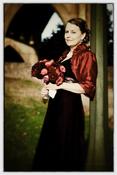 Image of Theresa Ruffle Bridal Shrug Wedding Jacket