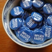Image of impeach harper 50 button pack.