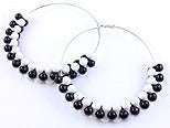 Image of Abstract Oversized Hoops