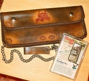 Image of Truckin' On: Leather Billfold w/ Trucker Casette