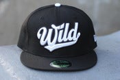 Image of BLACK NEW ERA FITTED WILD HAT !