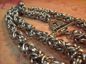 Image of Byzantine BDSM Slave Collar Choker Necklace Assorted Colors