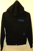 Image of Winter Spider - Black Zipped Hoodie 