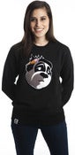 Image of panda SAL Crewneck Sweatshirt - BLACK