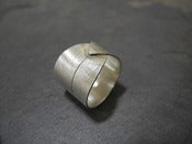 Image of Feather-embossed, Sterling Silver Ring