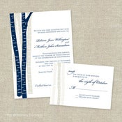 Image of Winter Birch Wedding Suite -- Sample