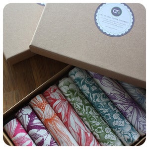 Image of Boxed Gift Set of EIGHT Tea-towels