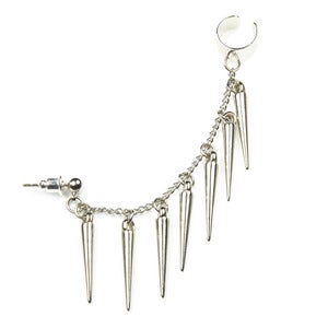 Image of Keira. Full Spiked Ear Cuff
