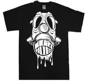 Image of We Are Rollers Gasmask Black T-Shirt