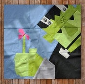 Image of Carl Frankenstein's Flower 24" x 24" Quilt Block Pattern PDF