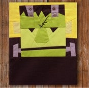 Image of Carl Frankenstein 8" x 10" Quilt Block Pattern