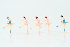 Image of Ballerina Cupcake Toppers- 12