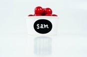 Image of 12 White Paper Ice Cream/Dessert Cups -6 oz
