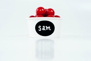 Image of 12 White Paper Ice Cream/Dessert Cups -6 oz