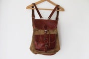 Image of leather rucksack