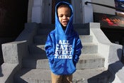 Image of ALL CATS EVERY THING TIE DYE KIDS HOODY !