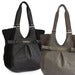 Image of Tab Shopper Bag - Leather/Handknitted Banana Yarn