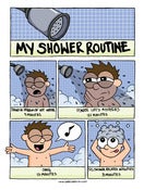Image of My Shower Routine Poster
