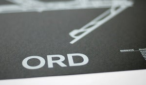 Image of ORD: Chicago O'Hare International Screenprint