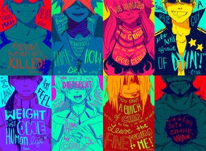 Image of Gurren Lagann Print Set