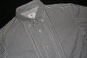 Image of Head Porter Plus Striped Oxford Shirt M~L