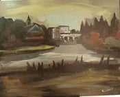Image of Charles Messant (1911-1971) - Bridge and Buildings
