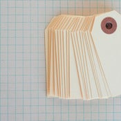 Image of Small Colored Shipping Tags -- Set of 20