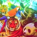 Image of 'Hasta la Fiesta' double 7" by Papier Tigre, Pneu, Electric Electric, Marvin