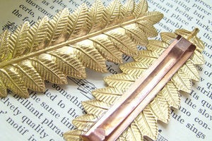 Image of Gold Leaf Hair Clip