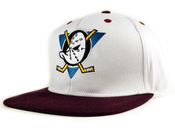 Image of Anaheim Mighty Ducks Vintage Snapback in White