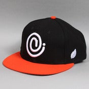 Image of C Symbol Snapback Orange/Black