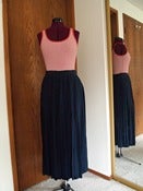 Image of Navy Midi Skirt