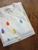 Image of 'Rainbow drop' cotton T-shirt