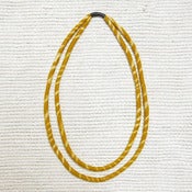 Image of double striped felted necklace by papaver vert