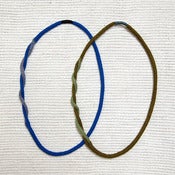 Image of side twist felted necklace by papaver vert