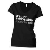 Image of "It's not impossible" Ladie's T-shirt