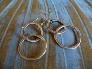 Image of Two Circle Earrings