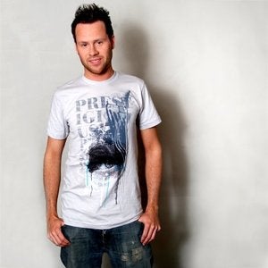 Image of Witness - Men's light gray 100% Cotton American Apparel Tee Shirt