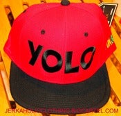 Image of RED #YOLO SNAP BACK 