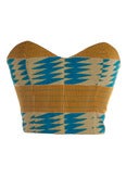 Image of Vintage Style Pin-up African Print Bustier