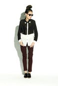 Image of Colorblock chiffon shirt - SOLD OUT