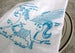 Image of unicorn magical rainbows and fluffy cloud floursack towels