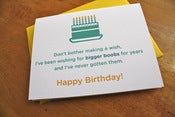 Image of Don't Bother Making a Wish Card
