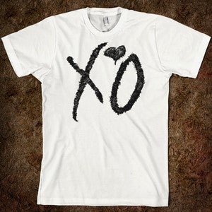Image of XO Signature Tee- (White/Black)