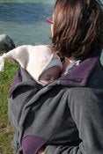 Image of Cali Calo Luna Babywearing Jacket - Anthracite/Violet