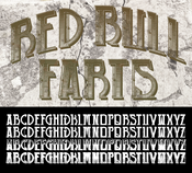 Image of RED BULL FARTS CUSTOM FONT