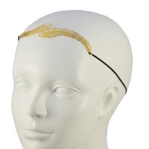 Image of Peacock Feathers Headband