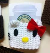 Image of Hello Kitty Coffee Cup Cozy