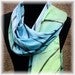Image of "Water Under Ice" 72x18" scarf/shawl