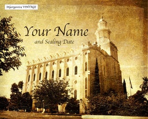 Image of St George LDS Temple Art 004